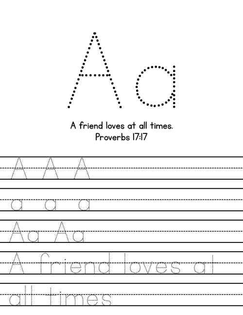 Bible Verse Handwriting Primer
