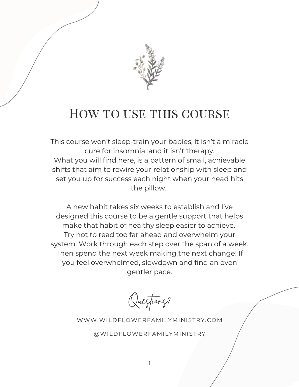Six Weeks to Better Sleep Course