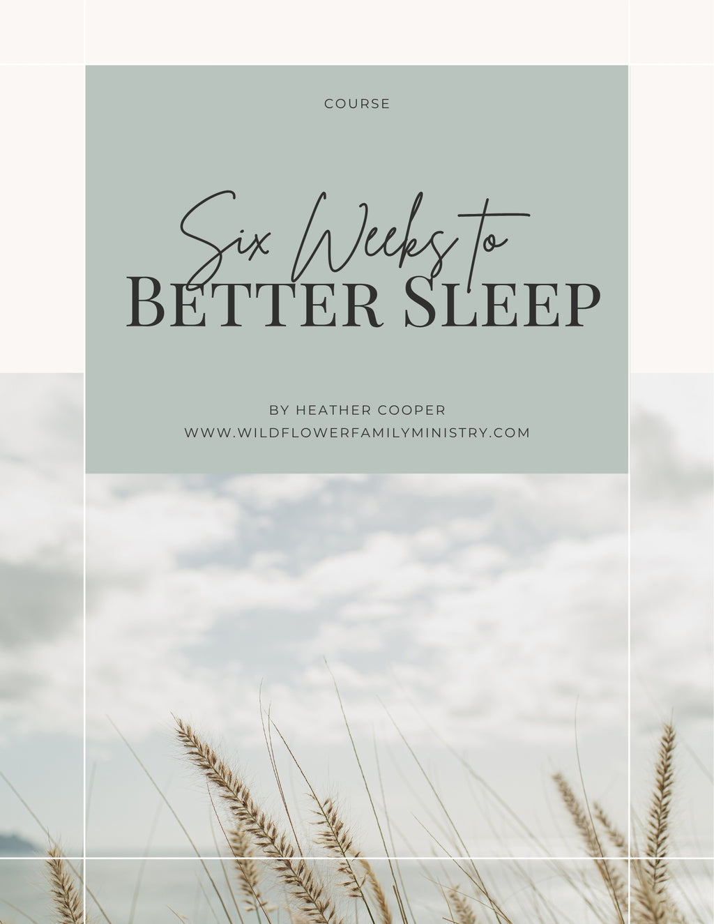 Six Weeks to Better Sleep Course
